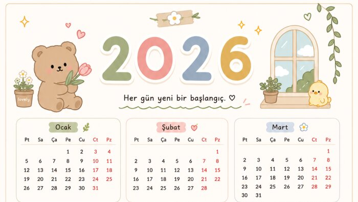 yapay zeka ile kişiye özel duvar takvimi tasarlarım