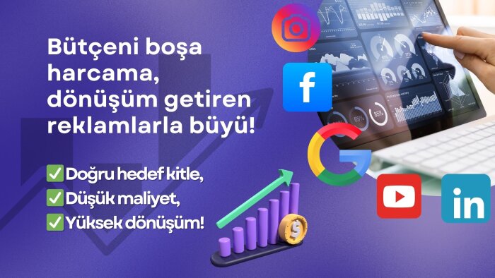 google&meta reklamlarınızı optimize ediyorum