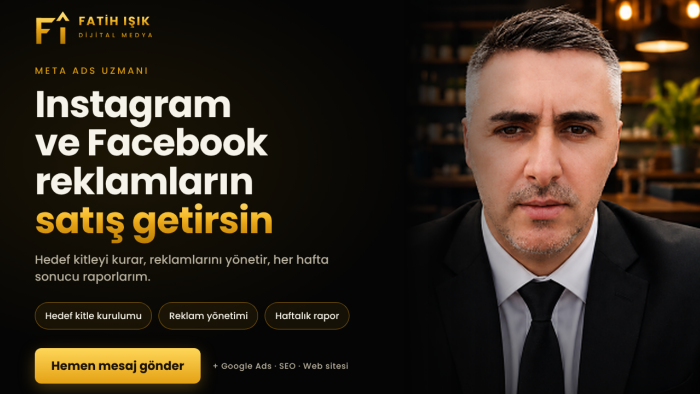  Facebook ve Instagram reklamlarınızı yönetebilirim
