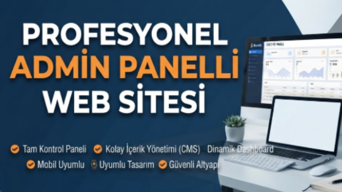 PHP ile admin panelli profesyonel web sitesi yapabilirim