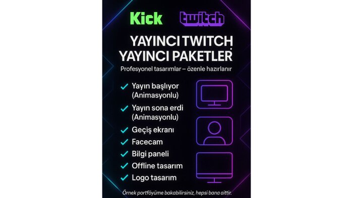 yayıncılar için modern, yaratıcı grafik tasarımlar yapıyorum