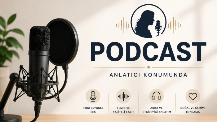 sesli kitap ve podcast seslendirme yapabilirim