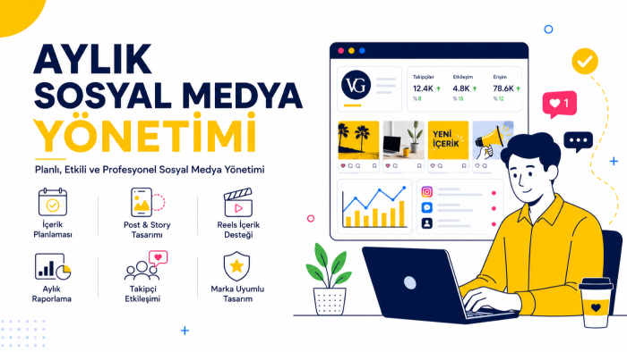 aylık sosyal medya yönetimizi yapabilirim
