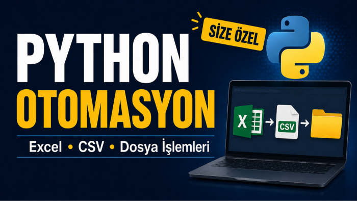 Python ile Excel, CSV ve dosya işlerini otomatikleştiririm