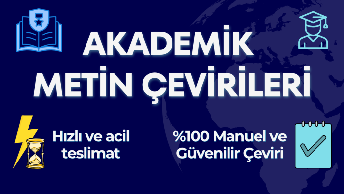 akademik metinlerinizi hızlıca çevirebilirim