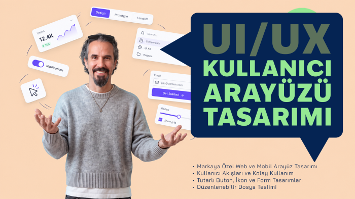 ben, markanıza kullanıcı arayüzü tasarımı hazırlayabilirim