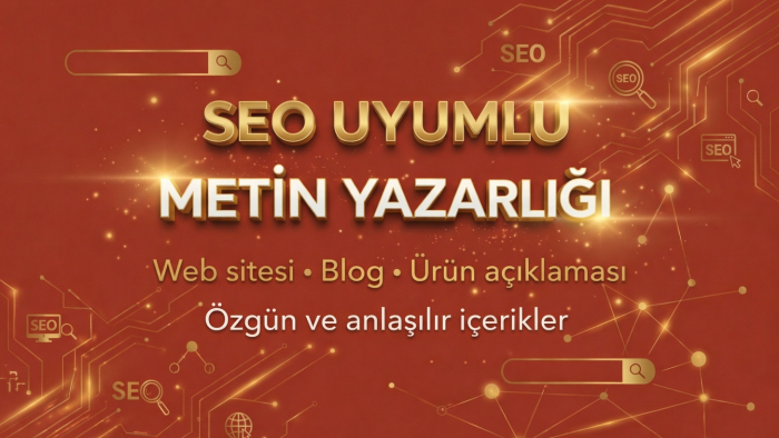 markanız ve içerikleriniz için SEO uyumlu yazılar yazıyorum