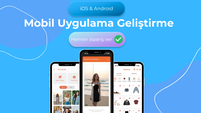 flutter ile ios ve androide mobil uygulama geliştiririm