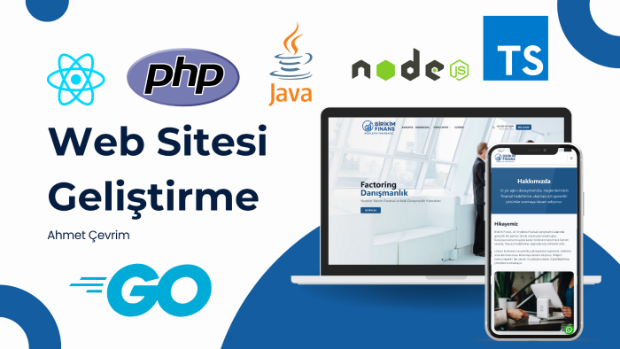 web sitesi geliştiririm