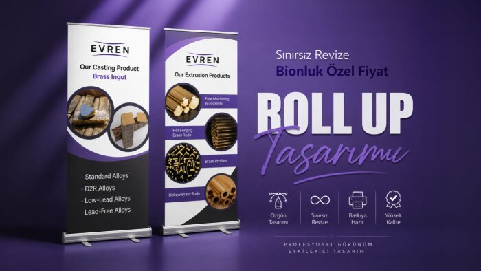 roll up ve billboard tasarımları yaparım
