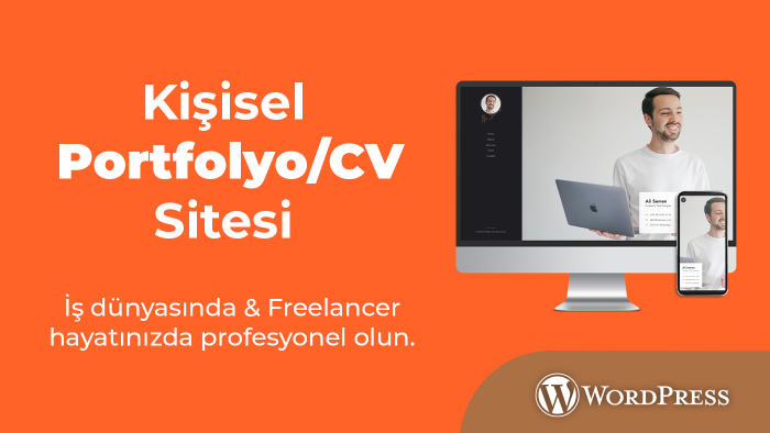 kişisel portfolyo/cv sitenizi hazırlayabilirim