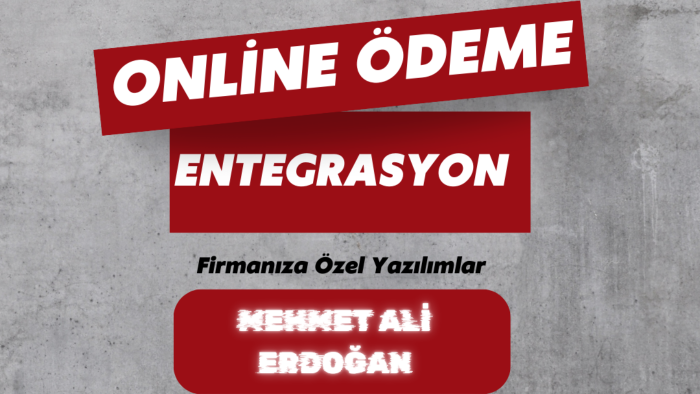 ödeme entegrasyonu yazabilirim