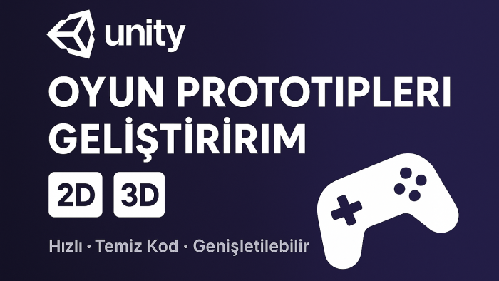 unity projelerini sıfırdan ayağa kaldırırım