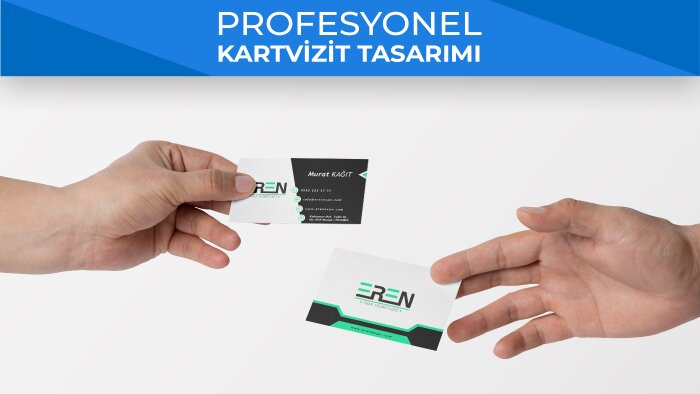 sizin için kartvizit tasarlayabilirim