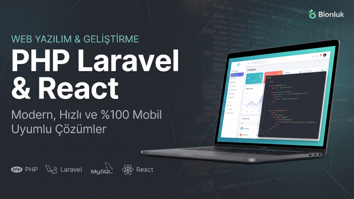 profesyonel PHP Laravel ve React web siteleri geliştiririm