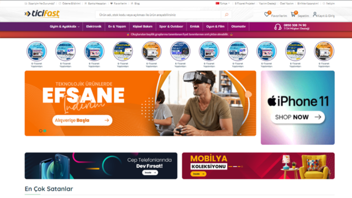 çok sevilen  eticaret temasını sizde aktif ederim