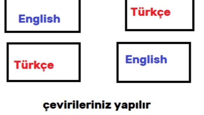 ingilizce çevirilerinizi yapabilirim