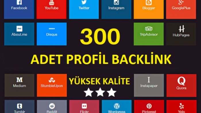 etkili seo için profil backlink hizmeti veriyorum