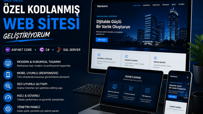 size özel kurumsal web siteleri geliştiririm
