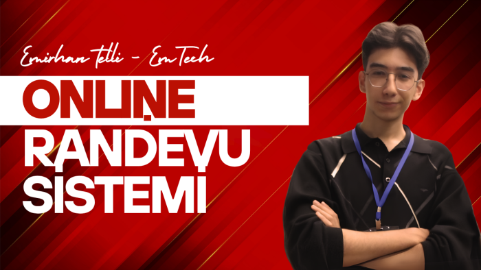 size profesyonel randevu sistemi geliştiririm