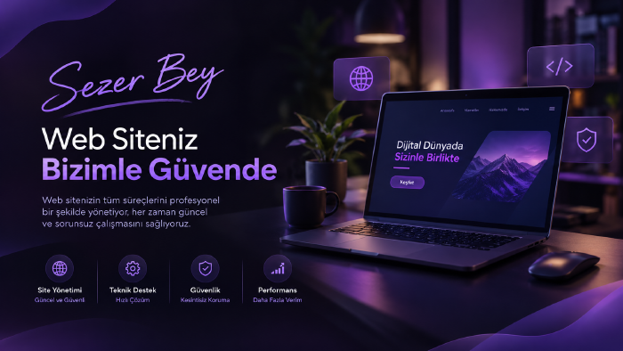 web sitenizi güvenle yönetiyorum