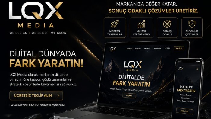 işletmeniz için web sayfası tasarlıyorum