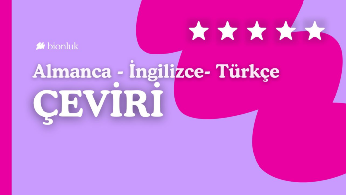 İngilizce çeviri yaparım