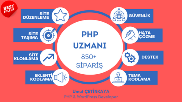 profesyonel olarak PHP işlerinizi yaparım