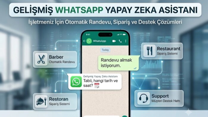 gelişmiş whatsapp yapay zeka asistanı yaparım