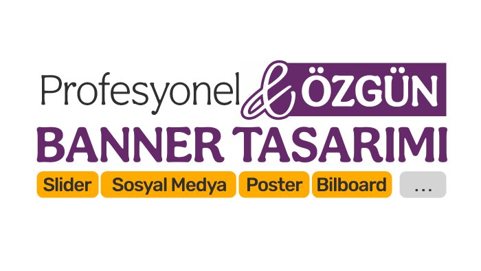 yüksek kalitede ve özgün banner tasarımı yapabilirim