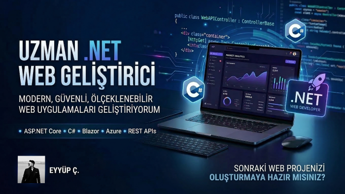 .NET ile web yazılımları ve özel sitelerinizi yaparım