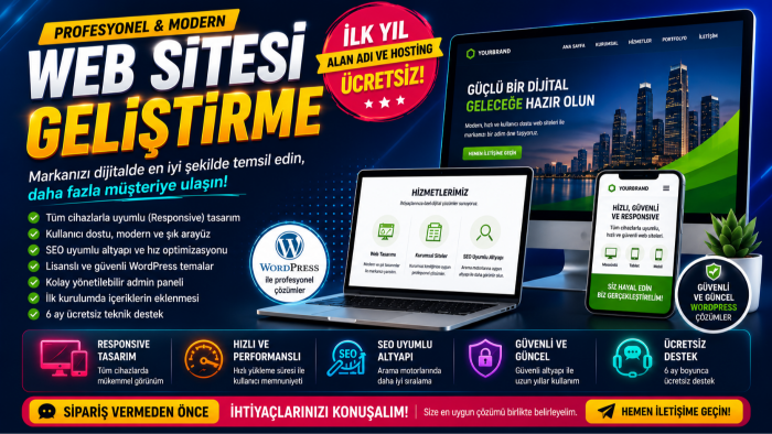 mobil uyumlu arama motoru dostu web siteleri hazırlıyorum