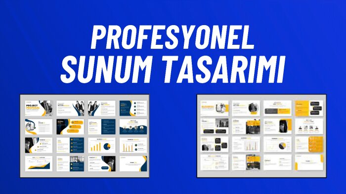 profesyonel etkileyici sunumlar hazırlarım