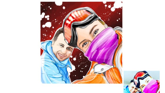 kişiye özgün ve özel illustrasyonlar yapıyorum