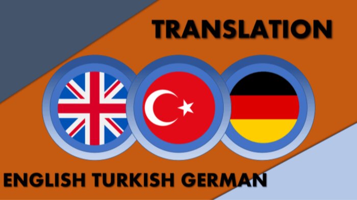 İngilizce Almanca Türkçe çeviri yaparım