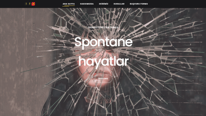 roleplay sunucunuz için website kodlayabilirim