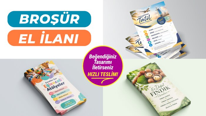modern kaliteli broşür tasarımı yaparım