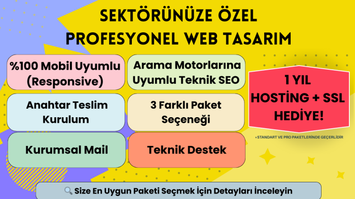 kurumsal ve e-ticaret sitenizi SEO odaklı kurarım
