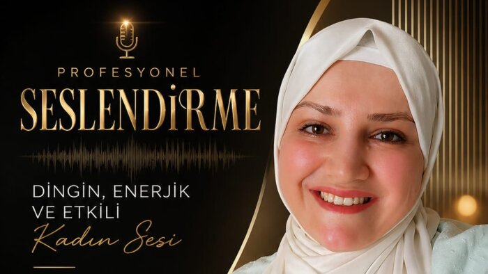profesyonel, etkili ve kaliteli seslendirme yaparım