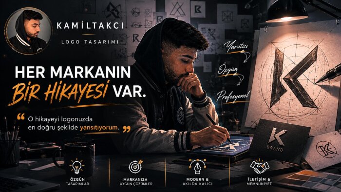 firmanız için özgün ve dikkat çekici logo tasarlayabilirim