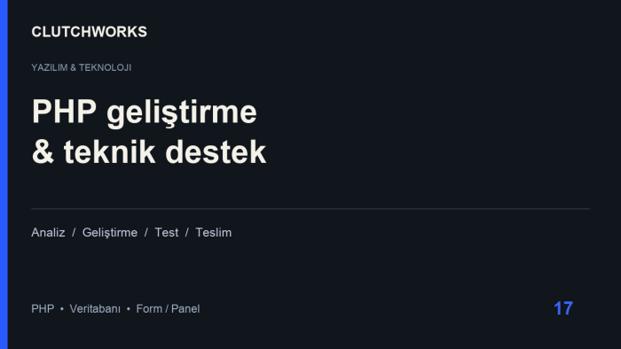 PHP yazılımınızın hatalarını giderir ve modül geliştiririm