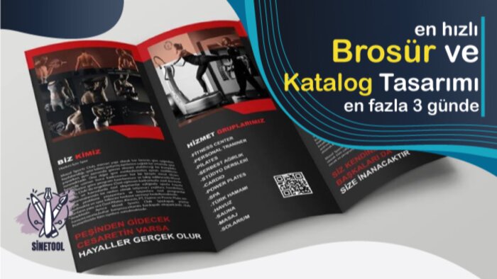 en hızlı şekilde broşür ve katalog tasarımınızı yapıyorum