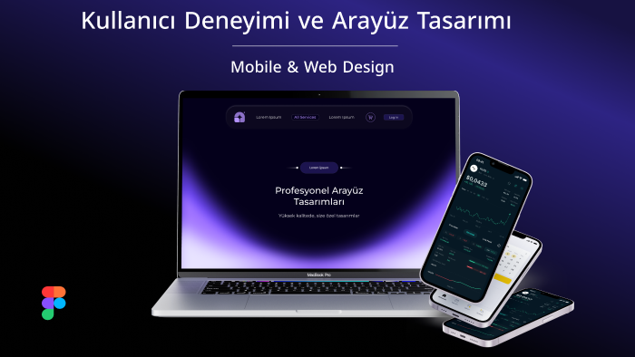 Figma ile arayüz tasarımı yapıyorum