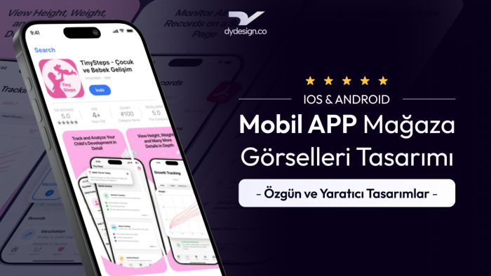 uygulamanızın mağaza görsellerini tasarlarım