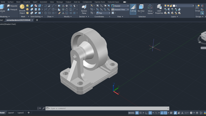 AutoCAD ile 2D/3D çizimlerinizi prof. ve hızlı hazırlıyorum