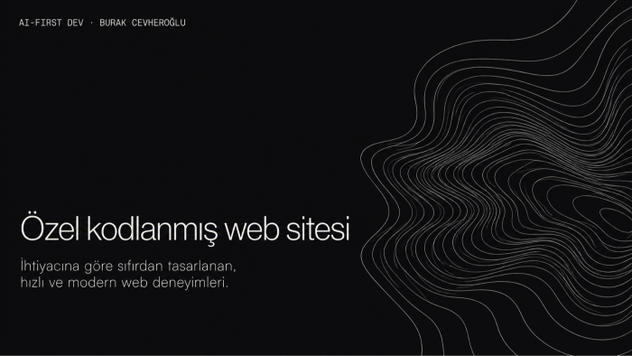 React ve Next.js ile özel web sitesi kodlayabilirim