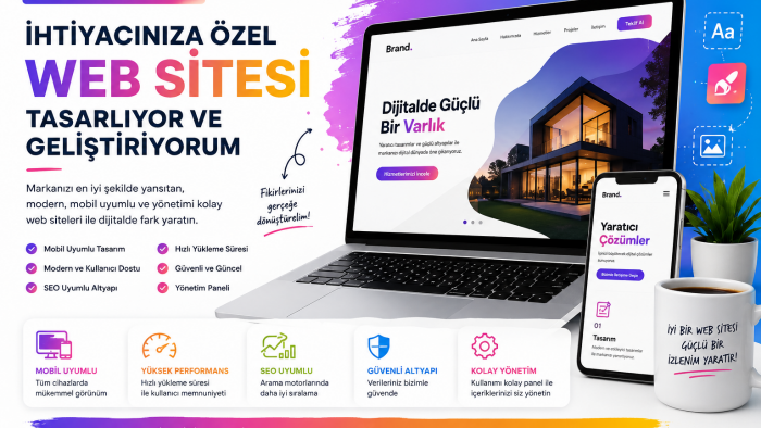 i̇htiyacınıza özel web sitesi tasarlıyor ve geliştiriyorum