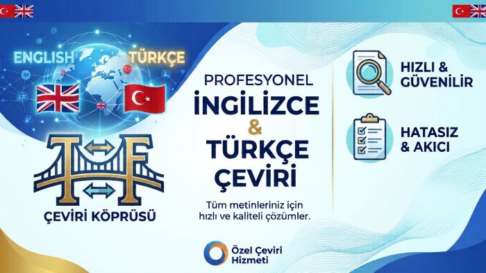 İngilizce-Türkçe çeviri yaparım