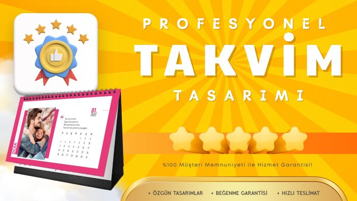 takvim tasarlarım