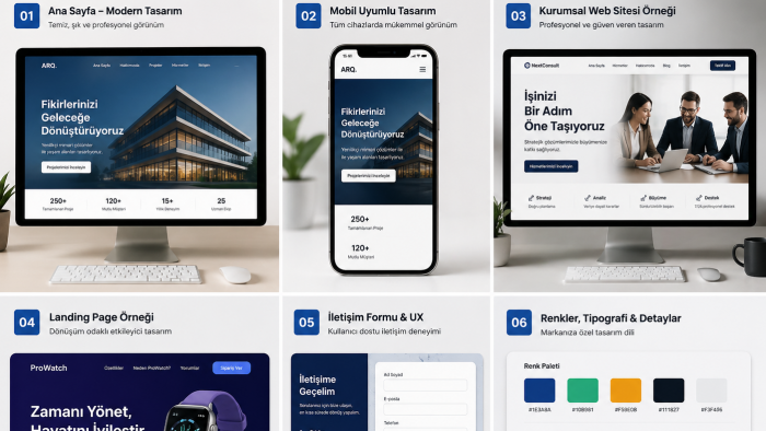modern ve kullanıcı odaklı web siteleri tasarlarım